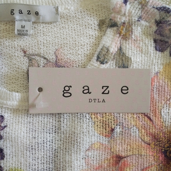 gaze Floral💐 Blouse - NWT - Picture 9 of 11